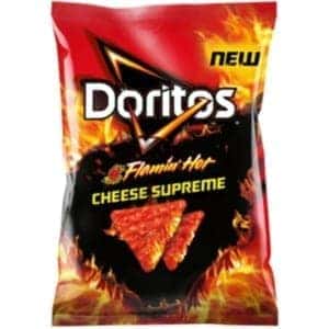 doritos flamin hot cheese supreme 150g