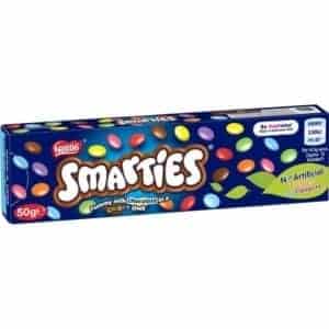 nestle smarties 50g box