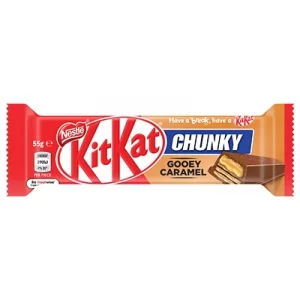 nestle kit kat chunky gooey caramel 55g